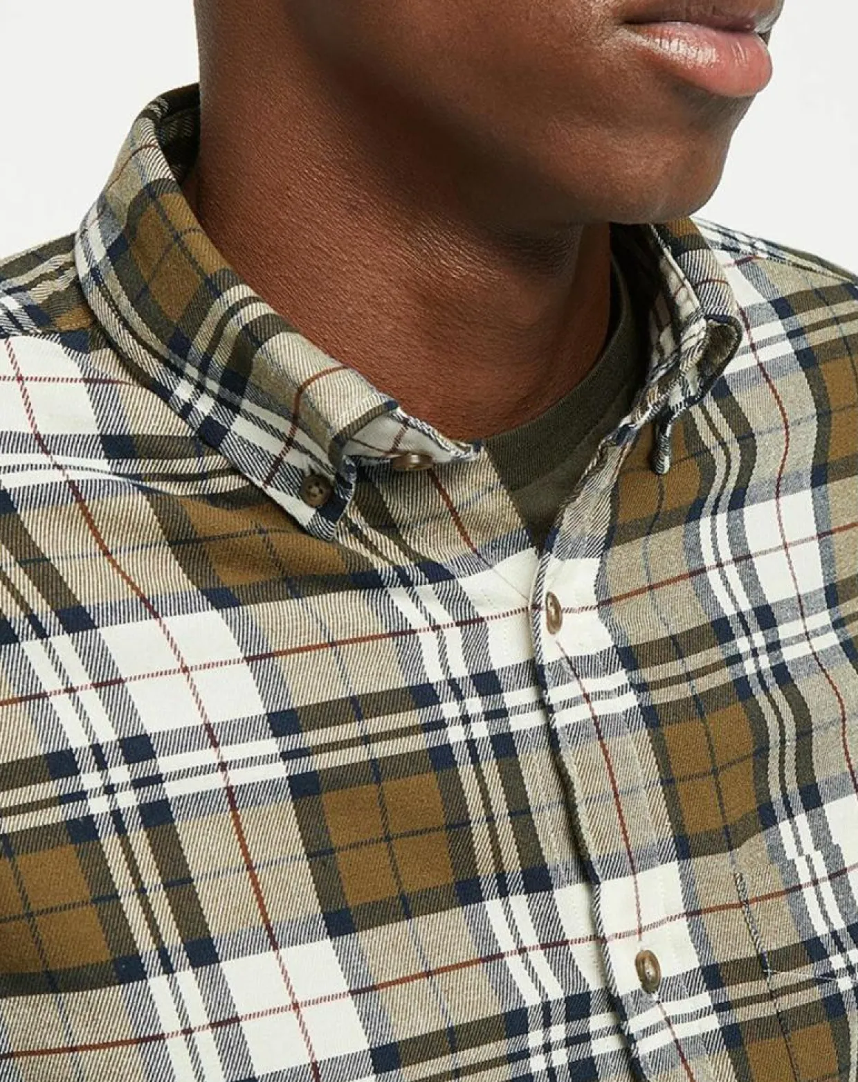 Homme Gant Chemises^Chemise Regular Fit en Flanelle Bucheron kaki