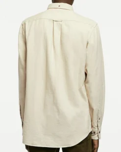 Chemise Regular Fit en Flanelle Chevron beige-Gant Hot
