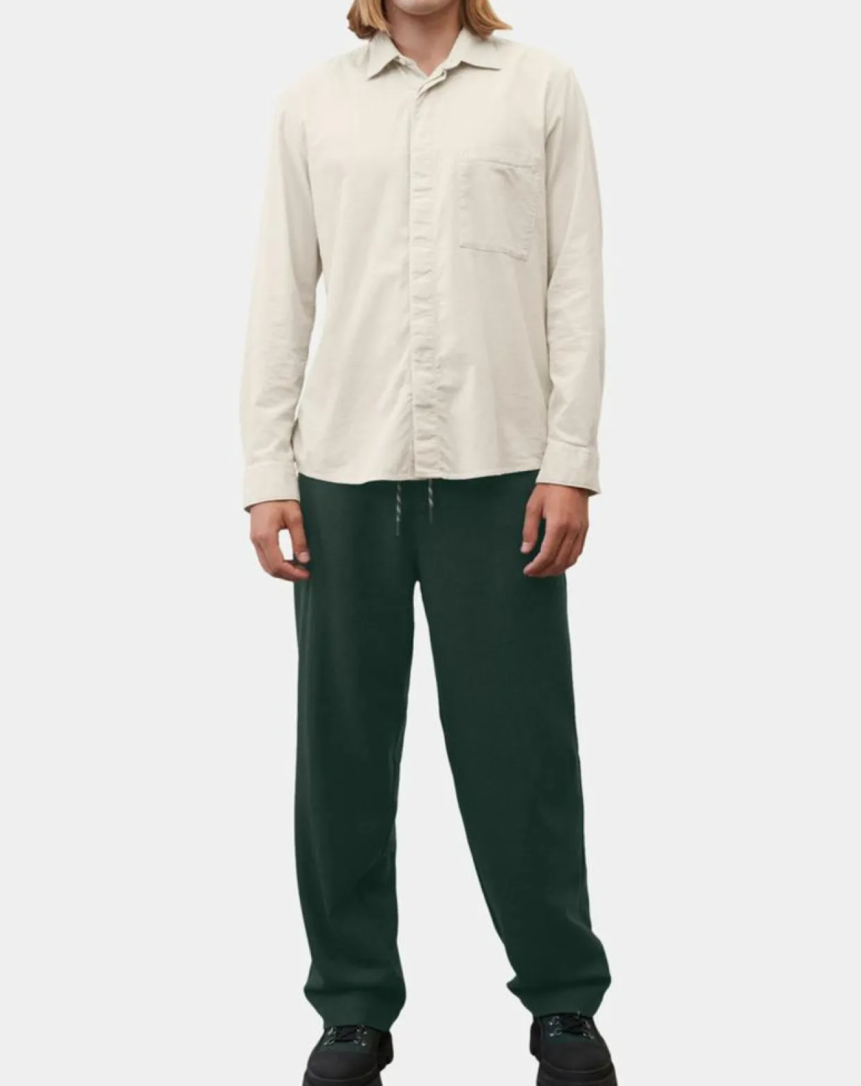 Chemise Regular Fit en Velours milleraies écrue-Marc O'Polo Best