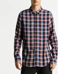 Chemise Regular Fit Fantaisie à carreaux bleu/rouge-Scotch & Soda Hot
