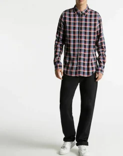 Chemise Regular Fit Fantaisie à carreaux bleu/rouge-Scotch & Soda Hot