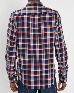 Chemise Regular Fit Fantaisie à carreaux bleu/rouge-Scotch & Soda Hot