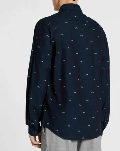 Homme Scotch & Soda Chemises^Chemise Regular Fit imprimée Soleil bleu marine