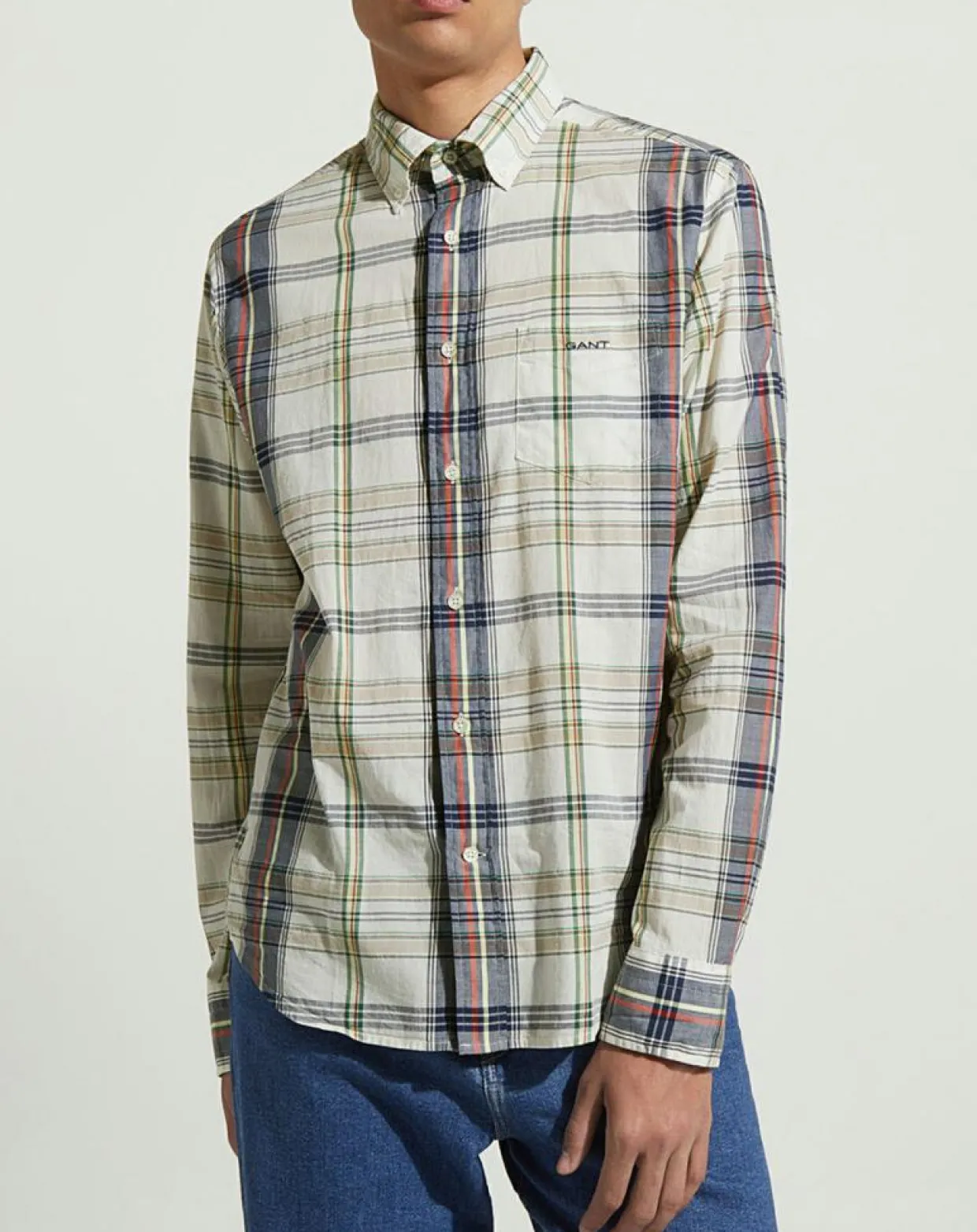 Chemise Regular Fit Nautik à carreaux multicolore-Gant Hot