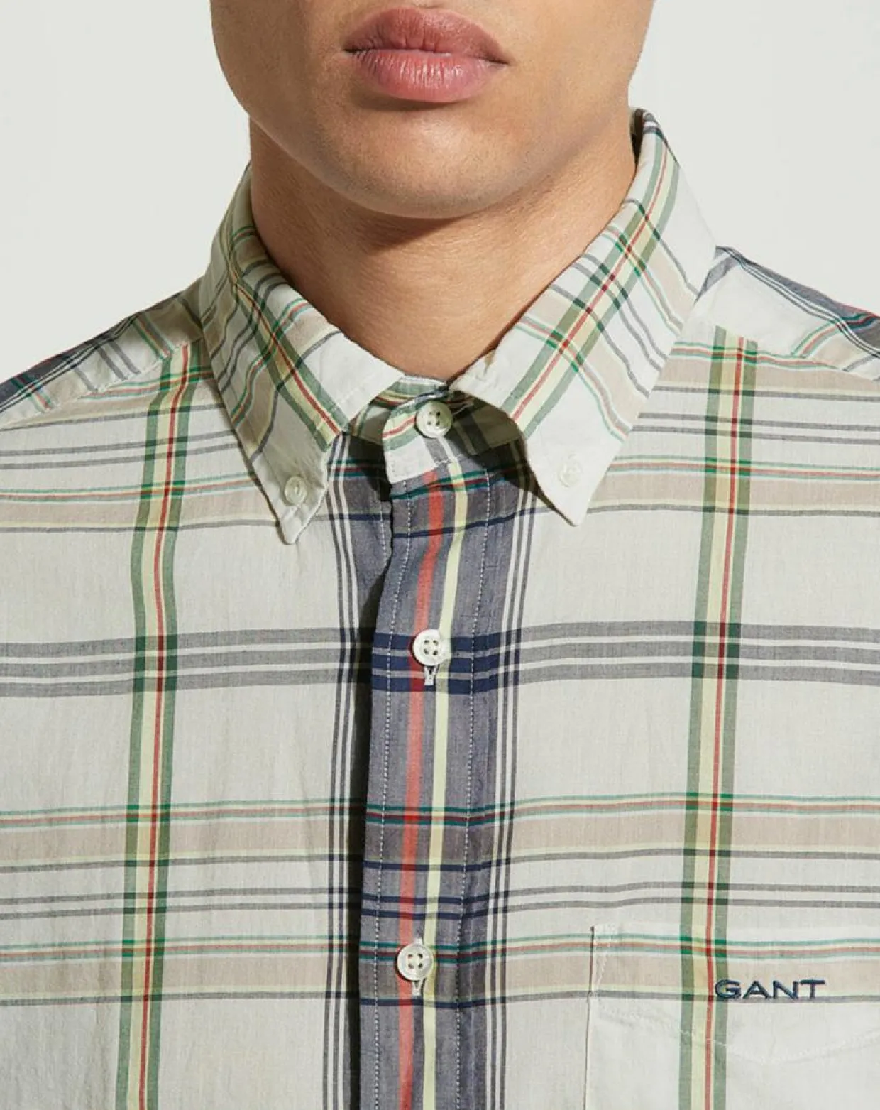 Chemise Regular Fit Nautik à carreaux multicolore-Gant Hot