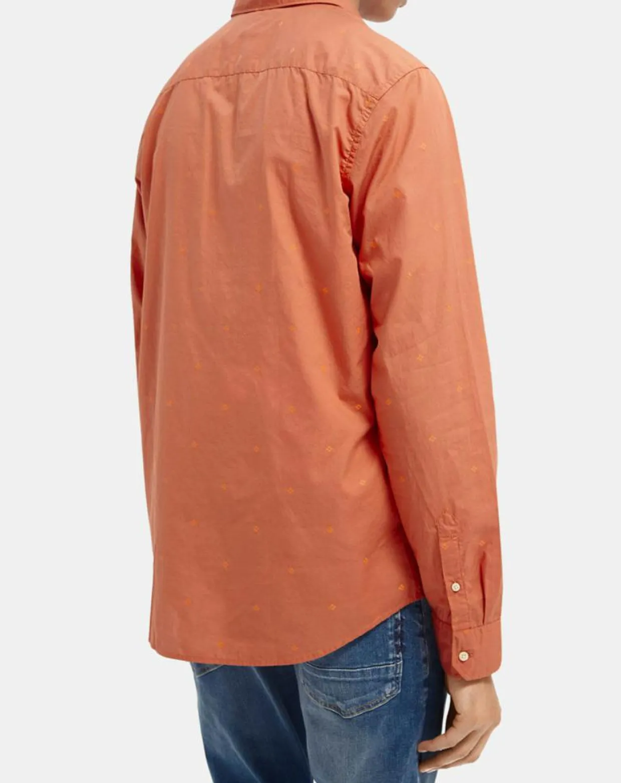 Chemise Regular Fit Pocket imprimée orange clair-Scotch & Soda Best