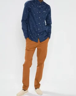 Chemise Regular Fit Pocket imprimée bleu marine-Scotch & Soda Outlet