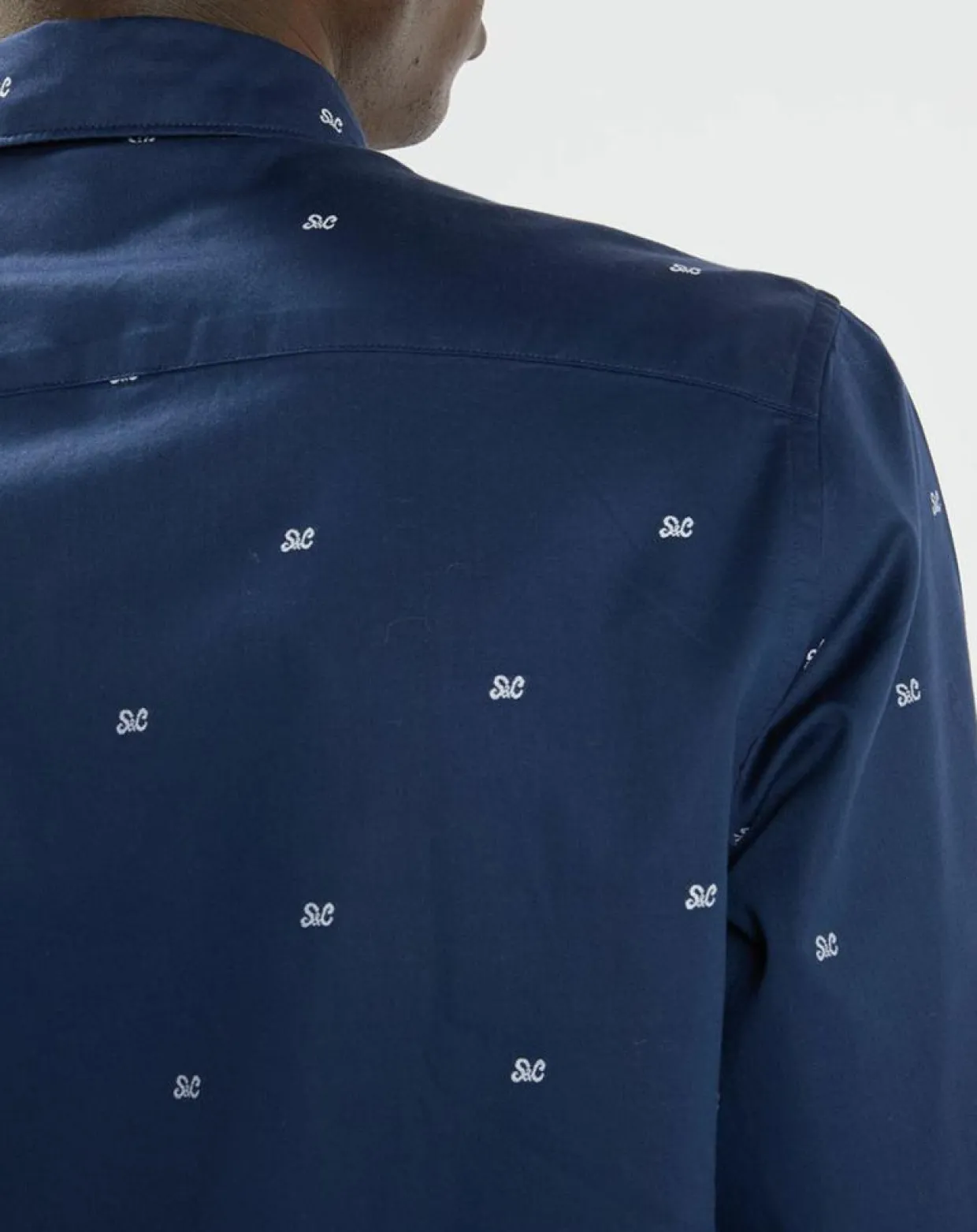 Chemise Regular Fit Pocket imprimée bleu marine-Scotch & Soda Outlet