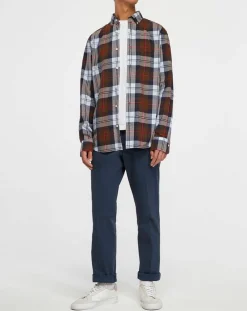 Homme Gant Chemises^Chemise Regular Fit Pop à carreaux marron/multicolore