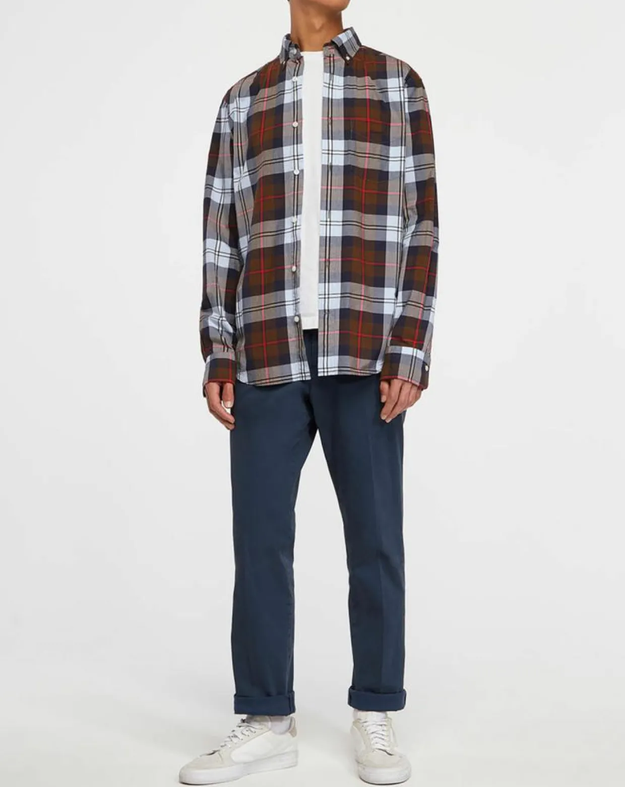 Homme Gant Chemises^Chemise Regular Fit Pop à carreaux marron/multicolore