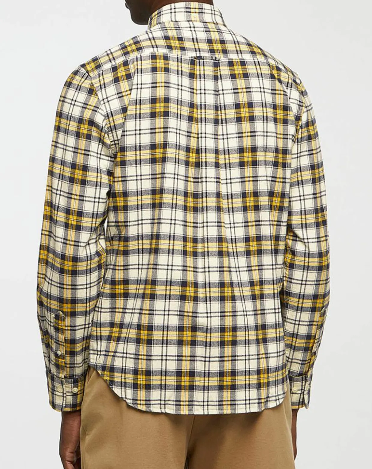Chemise Regular Fit Tartan jaune/multicolore-Gant Clearance