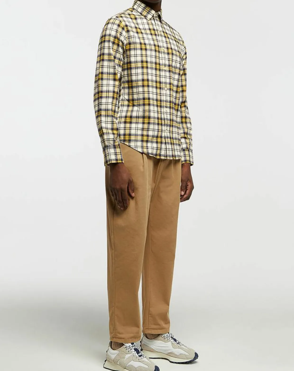 Chemise Regular Fit Tartan jaune/multicolore-Gant Clearance