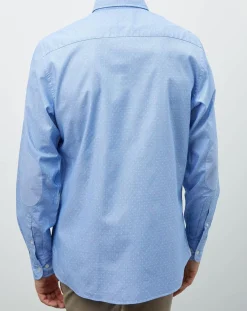 Chemise Regular Fit trm bleue-Hackett London New