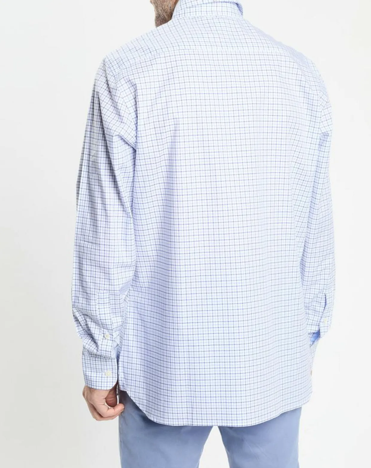 Chemise Regular Fit vichy tricolore bleue-Hackett London New