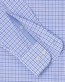 Chemise Regular Fit vichy tricolore bleue-Hackett London New