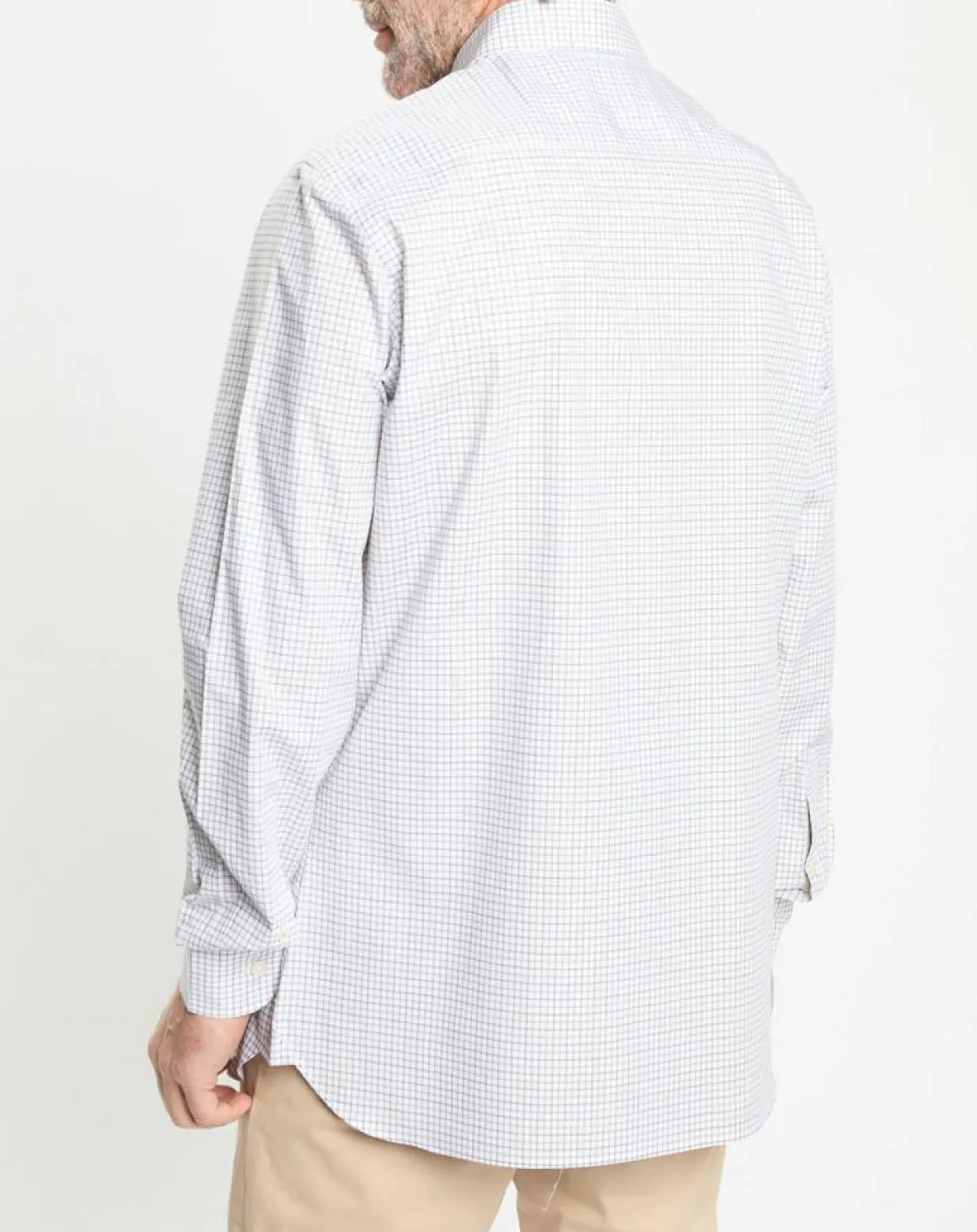 Chemise Regular Fit vichy tricolore blanc/kaki-Hackett London Hot