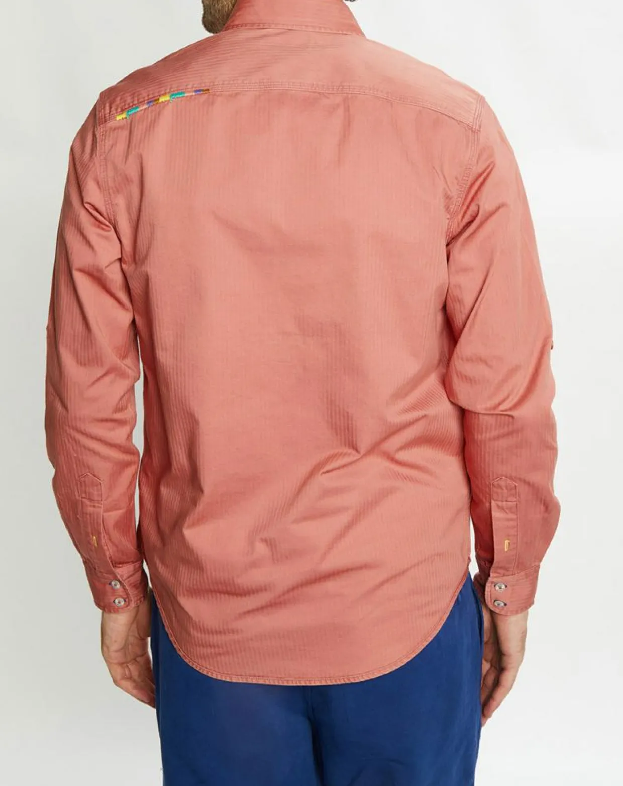 Chemise Regular Fit Western Washed rouge moyen-Scotch & Soda Discount