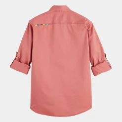 Chemise Regular Fit Western Washed rouge moyen-Scotch & Soda Discount