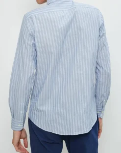 Chemise Regular Gonz à rayures bleu/blanc-Hartford Outlet