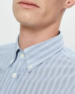 Chemise Regular Gonz à rayures bleu/blanc-Hartford Outlet