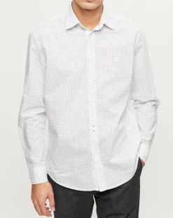Chemise regular imprimée allover blanche-Marc O'Polo Sale