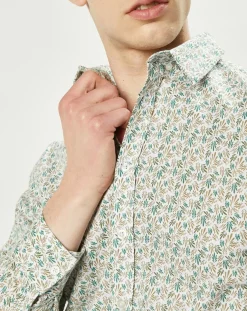 Homme Harris Wilson Chemises^Chemise regular Nancy en Popeline imprimée blanc /multicolore