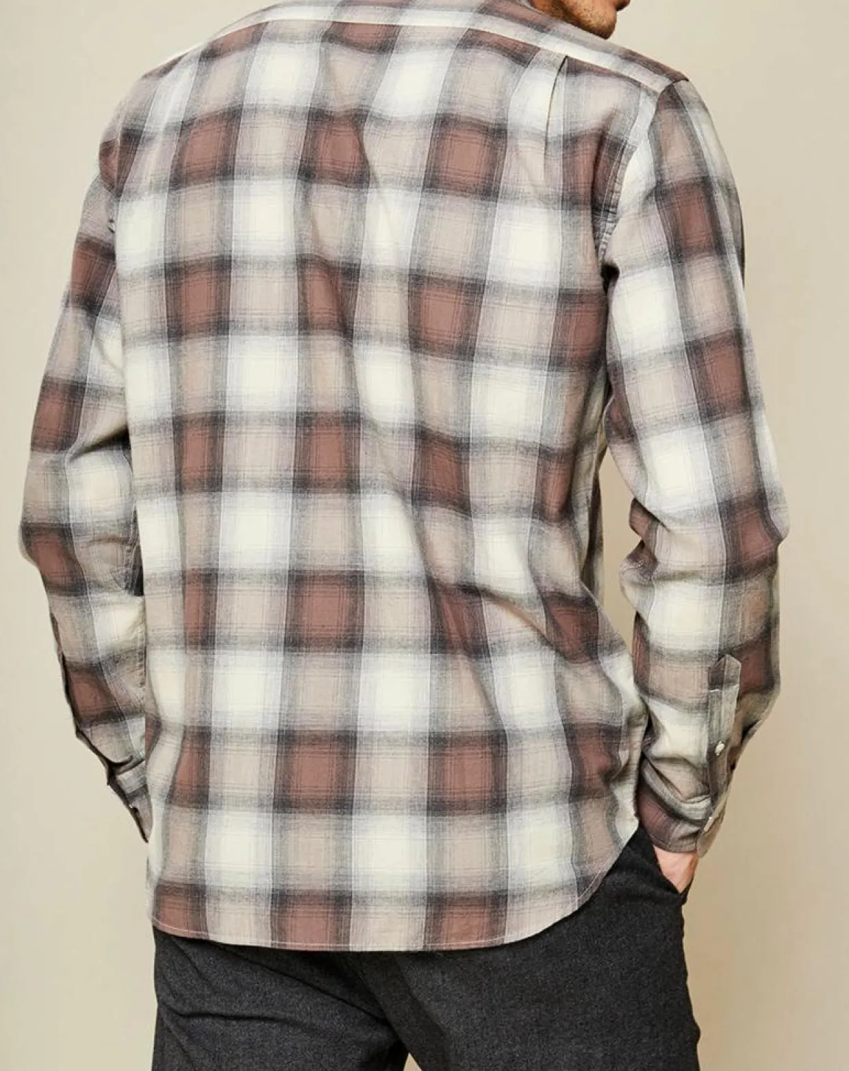 Homme Hartford Chemises^Chemise Regular Pocket carreaux beige/marron