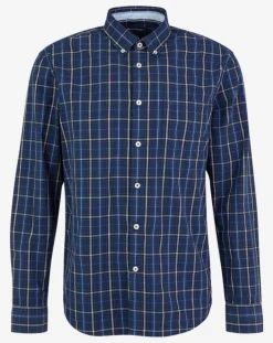 Homme Marc O'Polo Chemises^Chemise regular Pocket carreaux bleu/écru