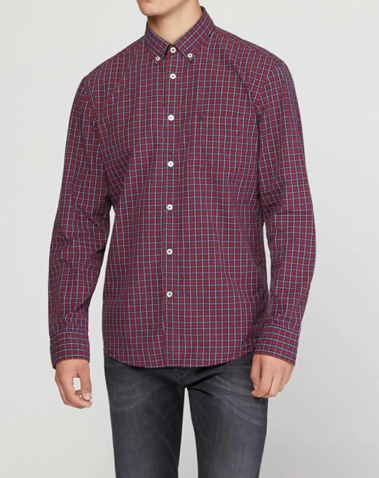 Chemise regular Pocket carreaux rouge/bleu/blanc-Marc O'Polo Best