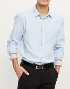 Homme Marc O'Polo Chemises^Chemise regular Stretch bleu ciel