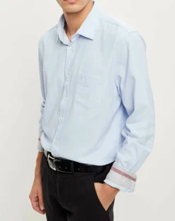 Homme Marc O'Polo Chemises^Chemise regular Stretch bleu ciel