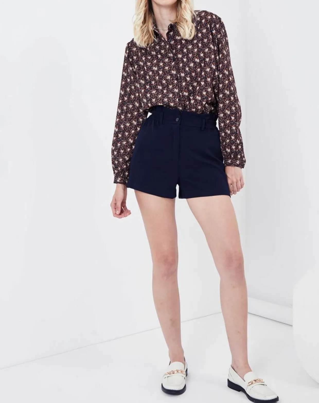 Chemise Rhubarbe imprimée coffee-See u Soon Outlet