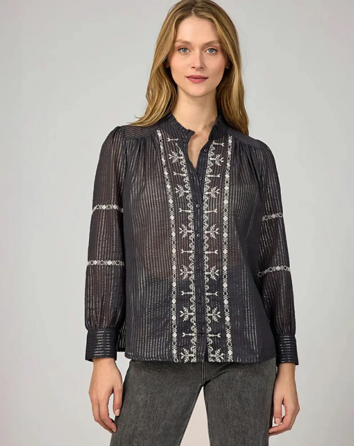 Femme An'ge Chemises^Chemise Sarika noire