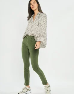Femme Lauren Vidal Chemises^Chemise satinée Store liberty écru/multicolore