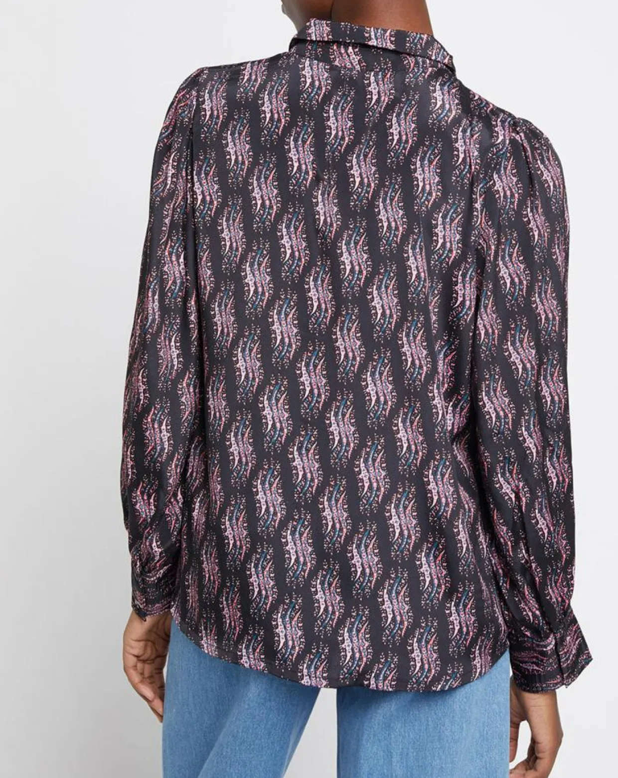 Femme An'ge Chemises^Chemise Saturne imprimé lony noir