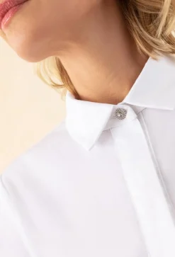 Femme Bleu Blanc Rouge Chemises^Chemise Sharlene blanc