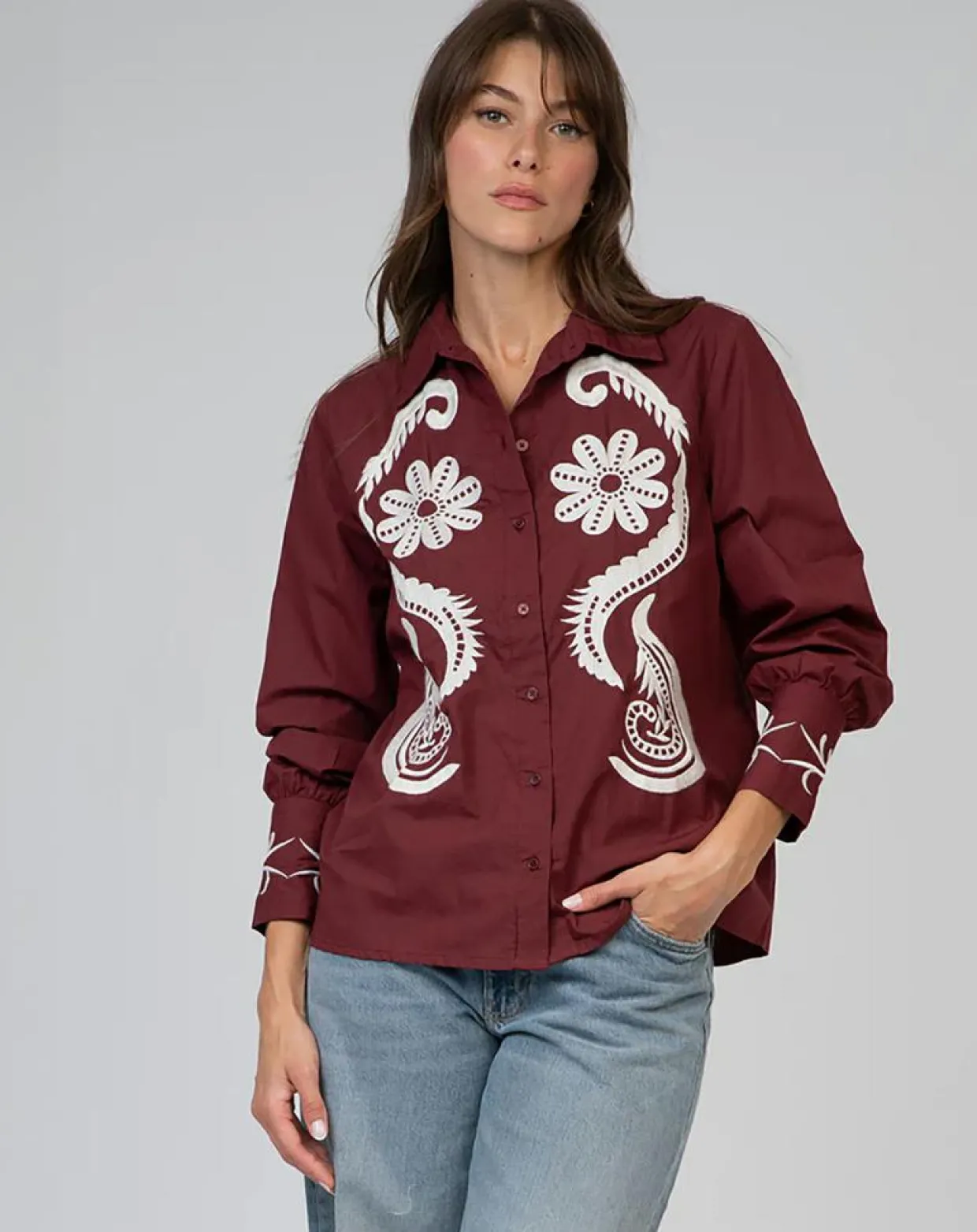 Femme An'ge Chemises^Chemise Sidnela malaga