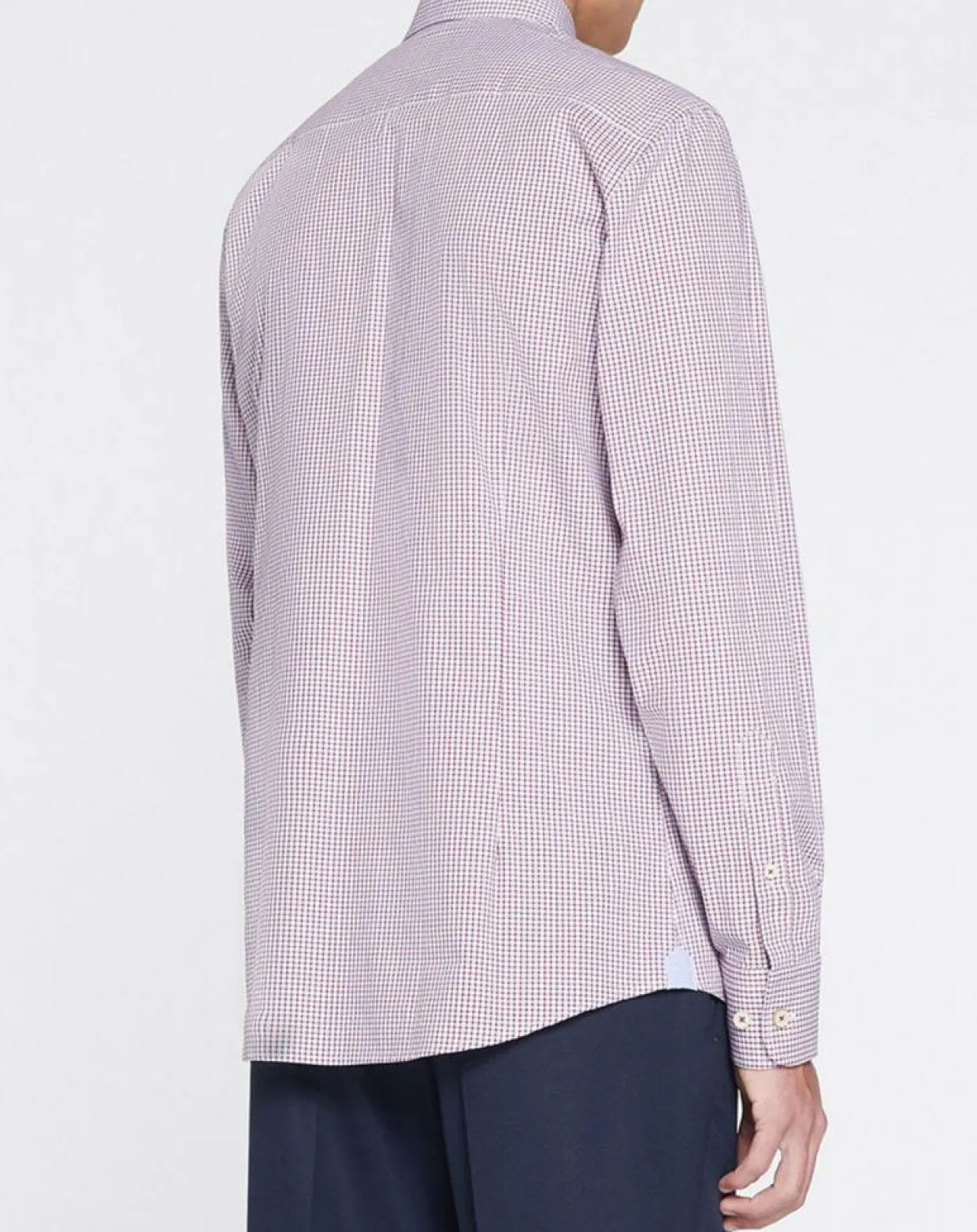 Chemise Slim Fit à carreaux rouge-Hackett London Sale