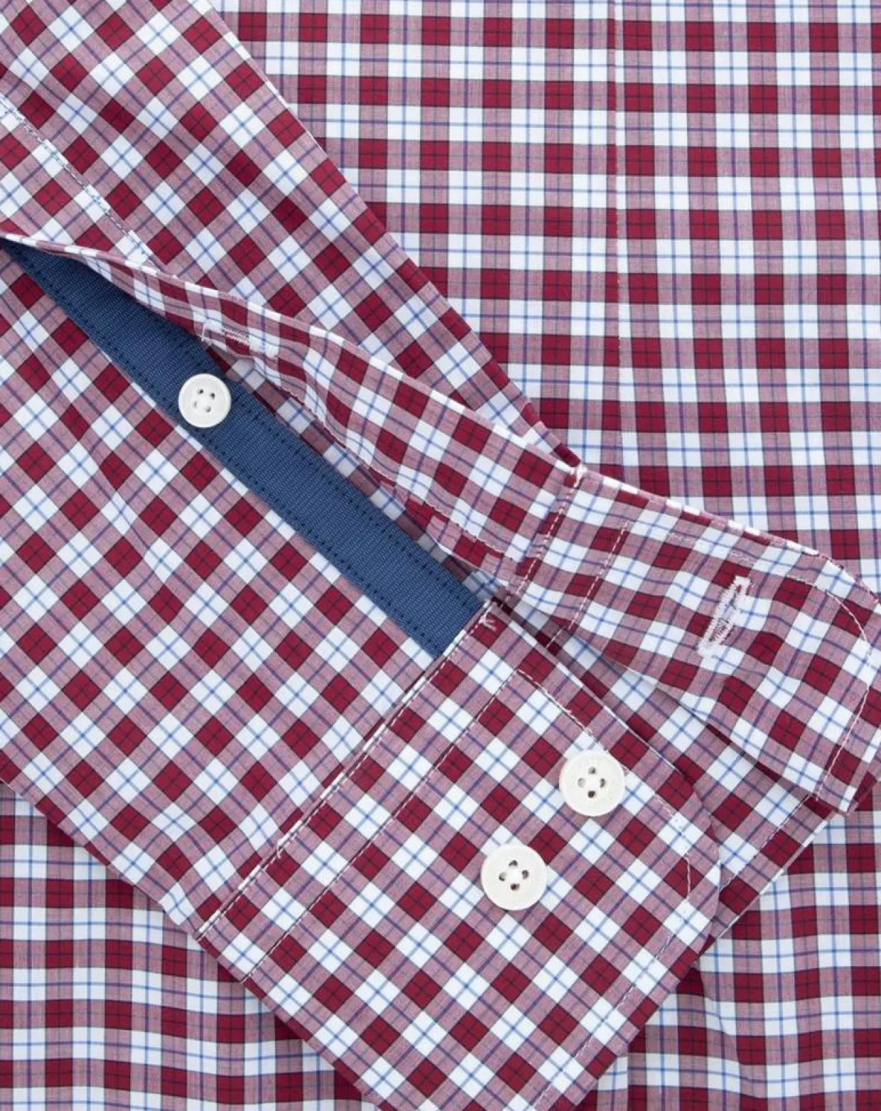 Homme Hackett London Chemises^Chemise Slim Fit à carreaux vichy rouge/blanc