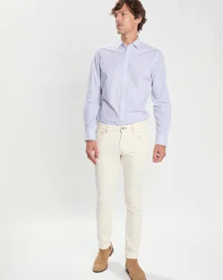 Homme Hackett London Chemises^Chemise Slim Fit à carreaux bleue