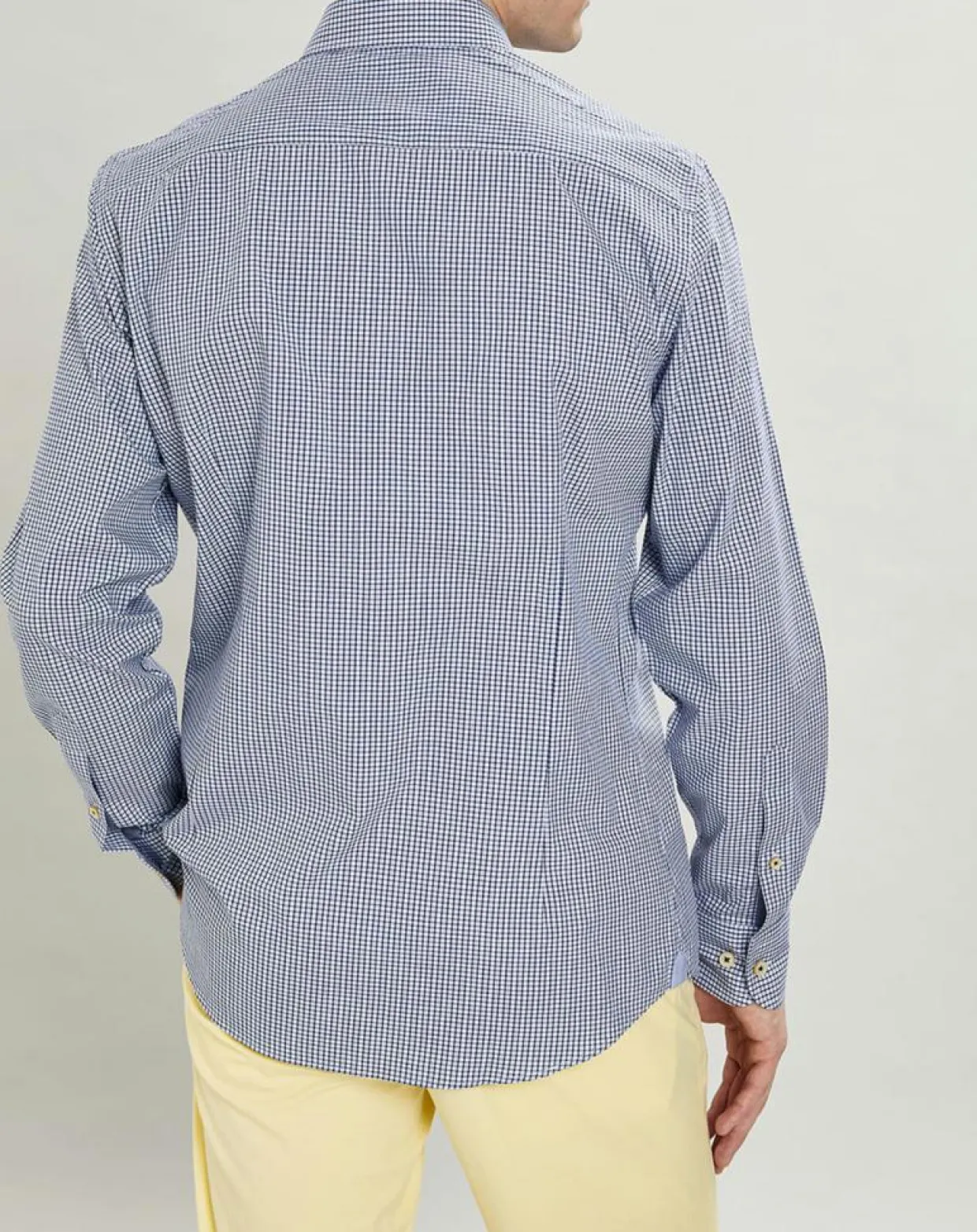 Chemise Slim Fit carreaux bleue-Hackett London New
