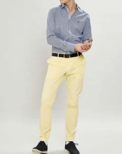 Chemise Slim Fit carreaux bleue-Hackett London New