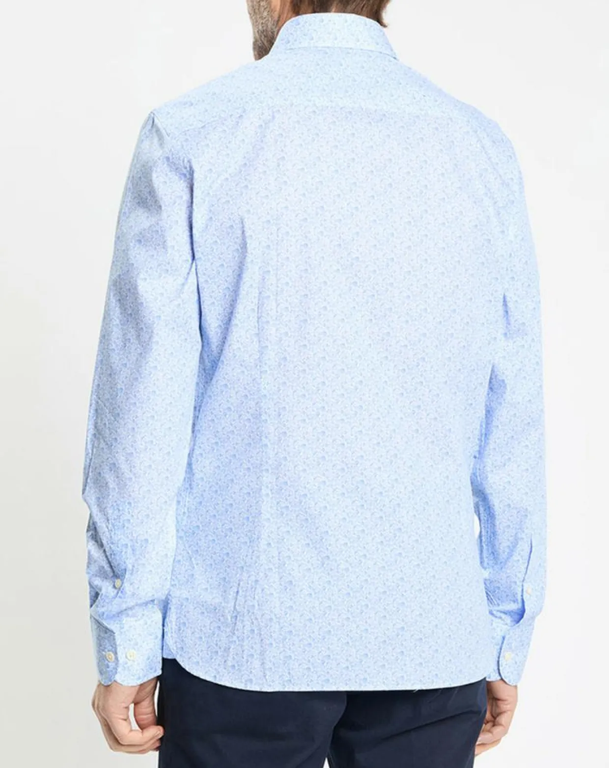 Homme Hackett London Chemises^Chemise Slim Fit à imprimé coquillage bleu ciel