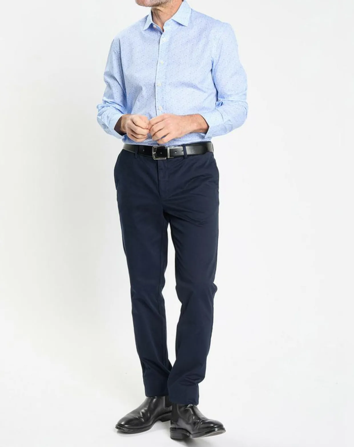 Homme Hackett London Chemises^Chemise Slim Fit à imprimé coquillage bleu ciel