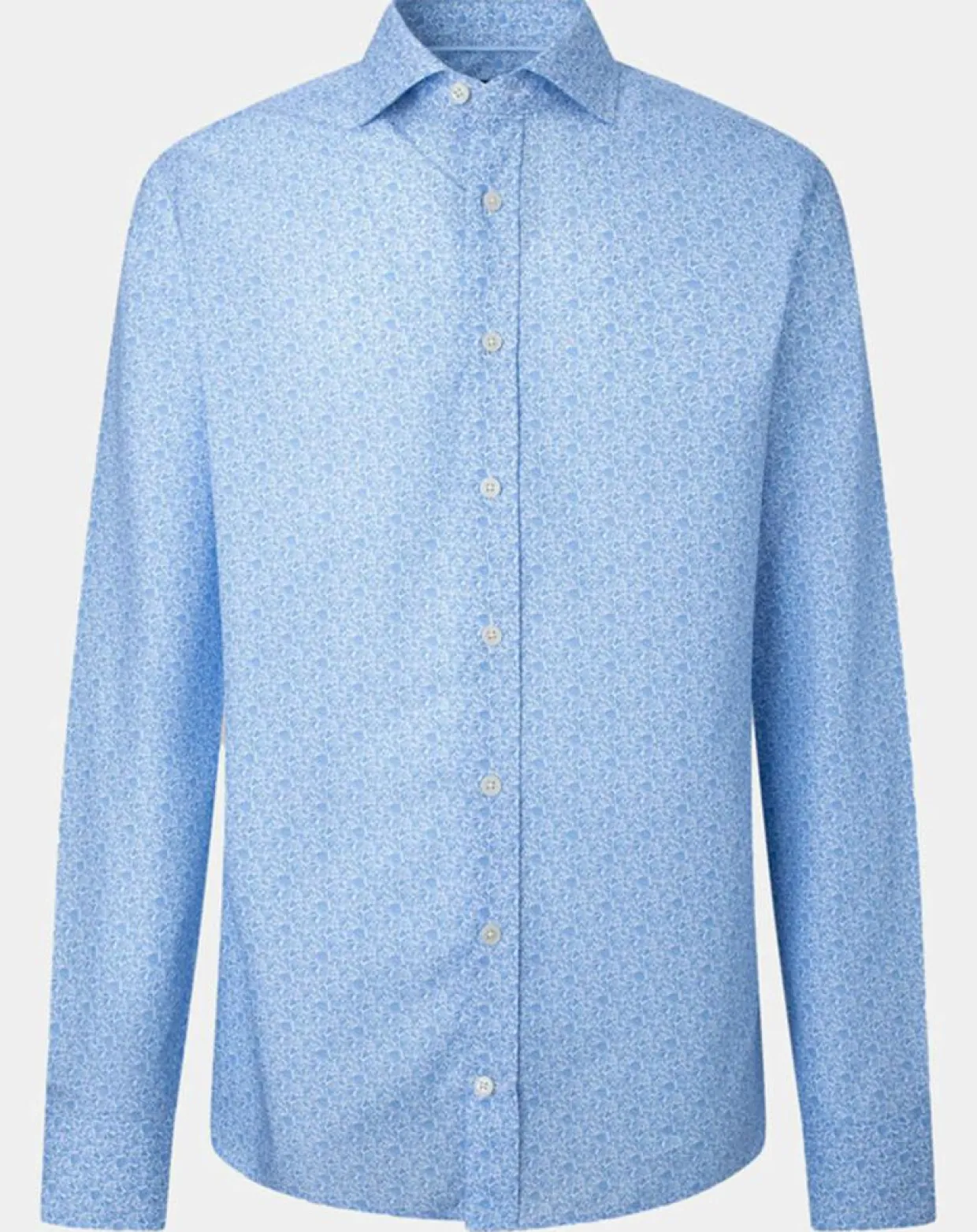 Homme Hackett London Chemises^Chemise Slim Fit à imprimé coquillage bleu ciel