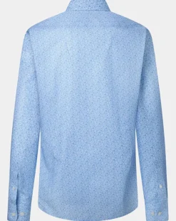 Homme Hackett London Chemises^Chemise Slim Fit à imprimé coquillage bleu ciel