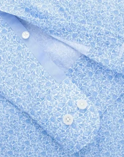 Homme Hackett London Chemises^Chemise Slim Fit à imprimé coquillage bleu ciel