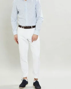 Homme Hackett London Chemises^Chemise Slim Fit à rayures & points bleu clair