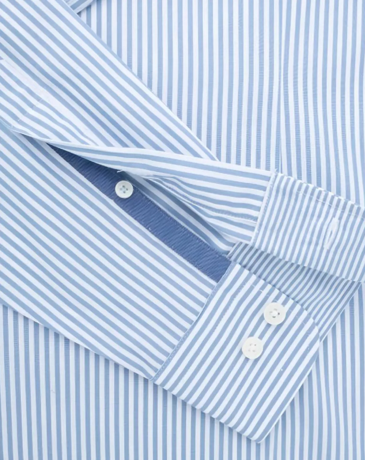 Chemise Slim Fit à rayures bleu clair-Hackett London Hot