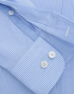 Chemise Slim Fit à rayures Milleraies bleu ciel-Hackett London Clearance
